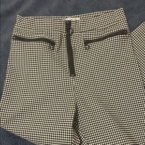 Urban Outfitters Black and White Gingham Cropped Pants